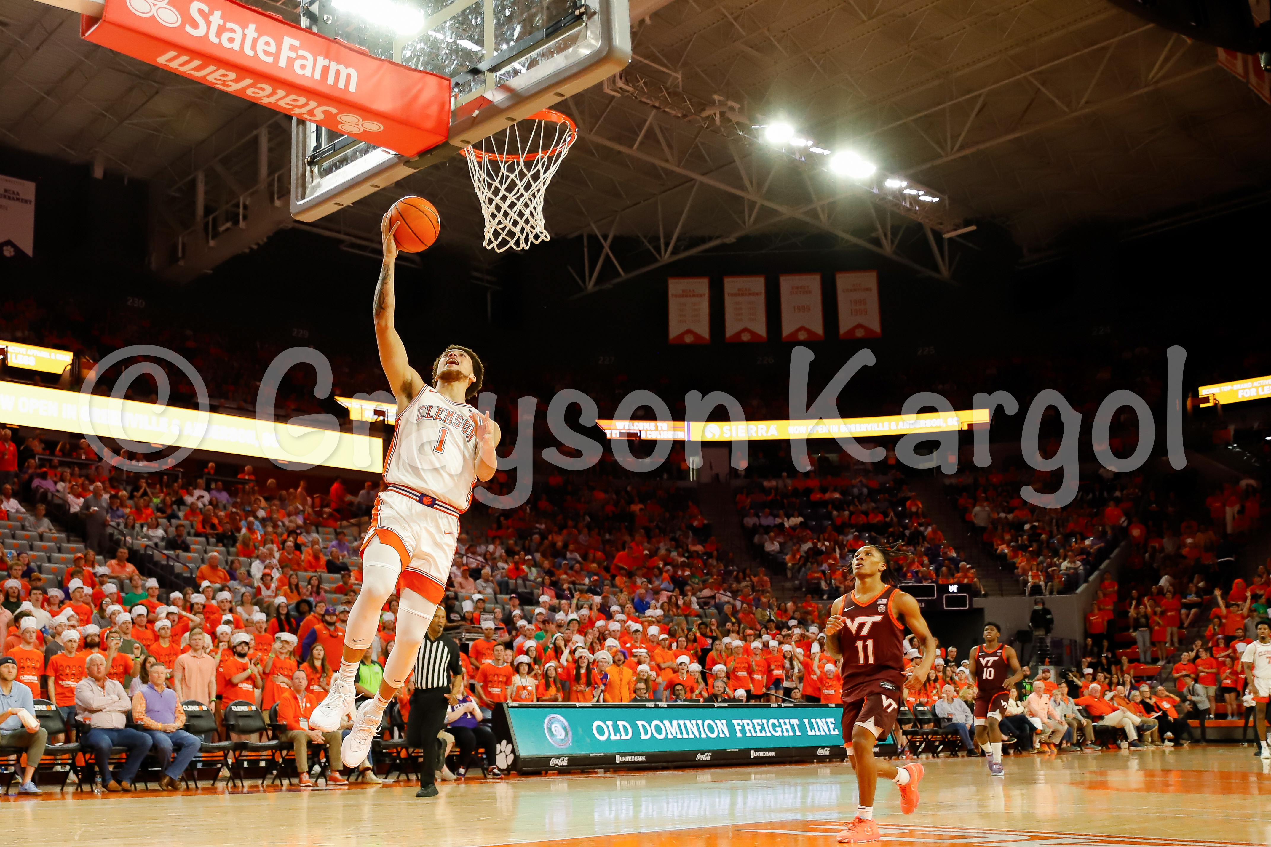 Clemson Mens Basketball vs VT on 3/8/25